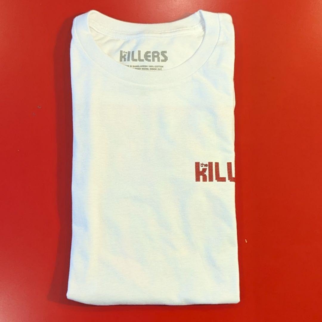Amazon.co.jp: The Killers フジロック WHITE CARD T-SHIRTS L